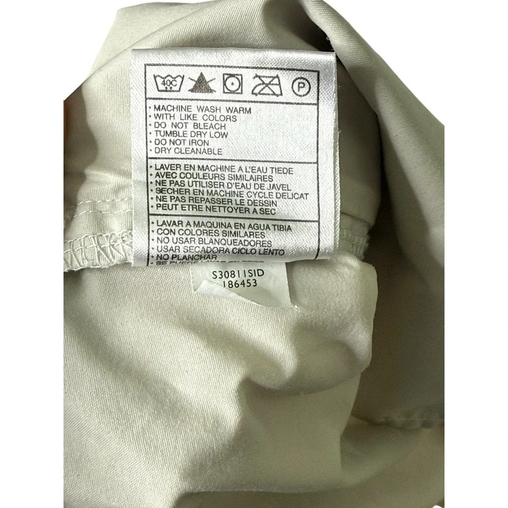 Vintage Nike Jacket Men's Size 2XL Beige Wind Shirt Long Sleeve Windbreaker Y2k